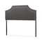 Baxton Studio Avignon Modern Dark Grey Upholstered Full Size Headboard 124-6866 - alternate 4